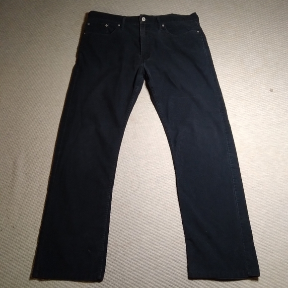 Rare* Corduroy Levi's Sz 38 Dark Blue - Picture 1 of 15